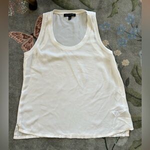 Banana Republic XS White Sleeveless Top